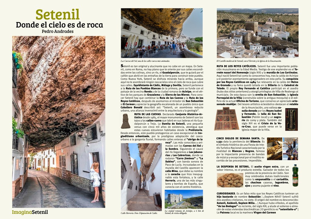 Setenil, donde el cielo es de roca: Guía de visita y paseo por sus&nbsp;calles-cueva